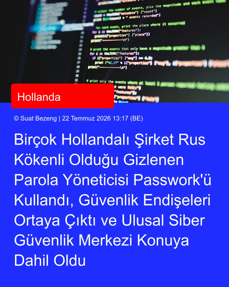Birçok Hollandalı Şirket Rus Kökenli Olduğu Gizlenen Parola Yöneticisi Passwork'ü Kullandı, Güvenlik Endişeleri Ortaya Çıktı ve Ulusal Siber Güvenlik Merkezi Konuya Dahil Oldu