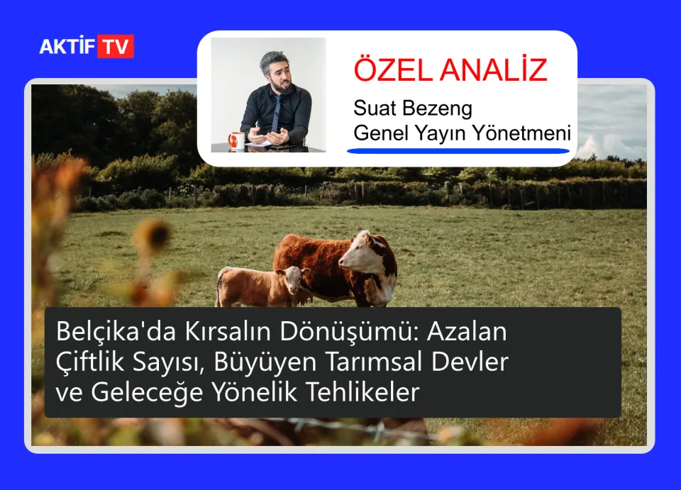 Belçika'da Kırsalın Dönüşümü: Azalan Çiftlik Sayısı, Büyüyen Tarımsal Devler ve Geleceğe Yönelik Tehlikeler