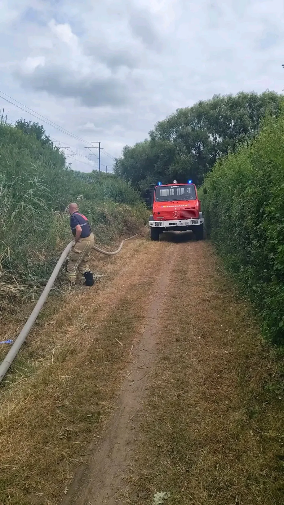 Belgija: U Teralfeneu brzom intervencijom ugašen požar na otvorenom