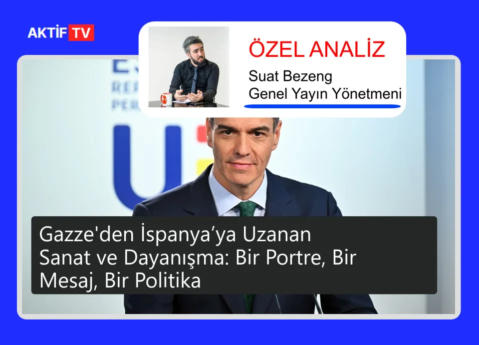 Gazze'den İspanya’ya Uzanan Sanat ve Dayanışma: Bir Portre, Bir Mesaj, Bir Politika