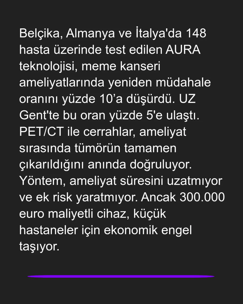 Meme Kanseri Cerrahisinde AURA Teknolojisiyle Büyük Başarı