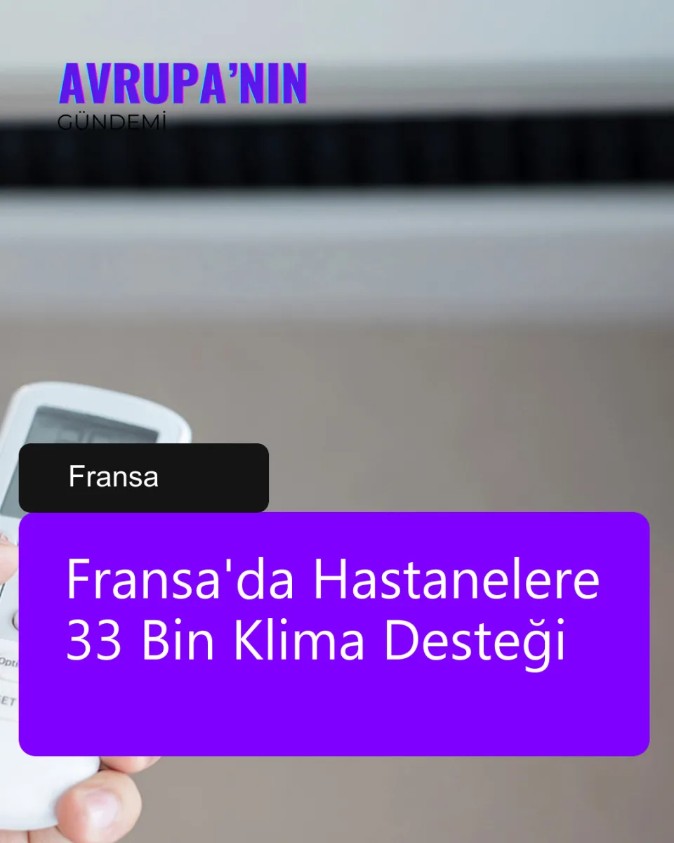 Fransa'da Hastanelere 33 Bin Klima Desteği