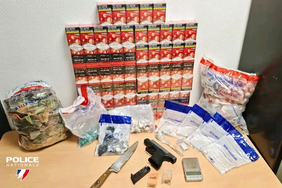 Fransa'nın polisinden büyük uyuşturucu operasyonu: Çok sayıda madde ele geçirildi