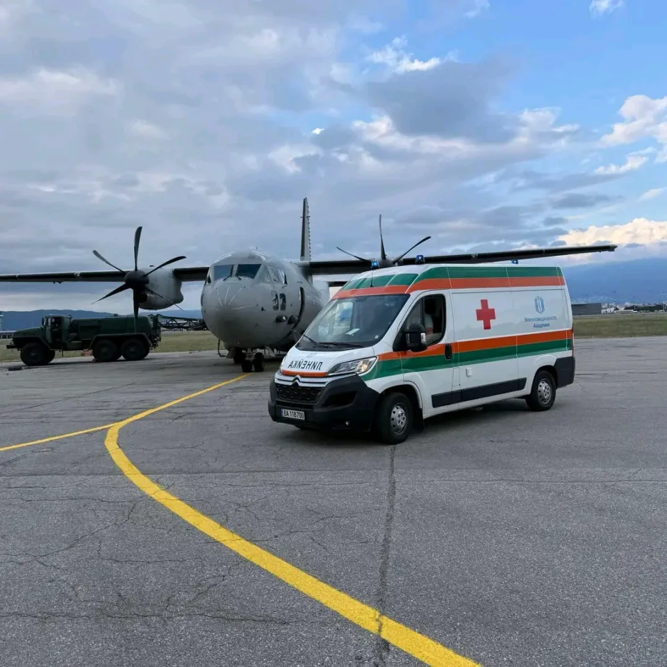 Bulgaristan Hava Kuvvetleri'nden hasta çocuklar için acil yurtdışı uçuşları