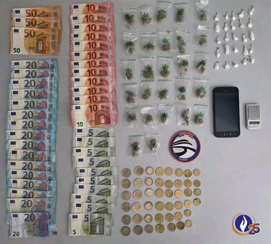 Brüksel metrosunda narkotik operasyonu: Polis suçla mücadelede kararlı